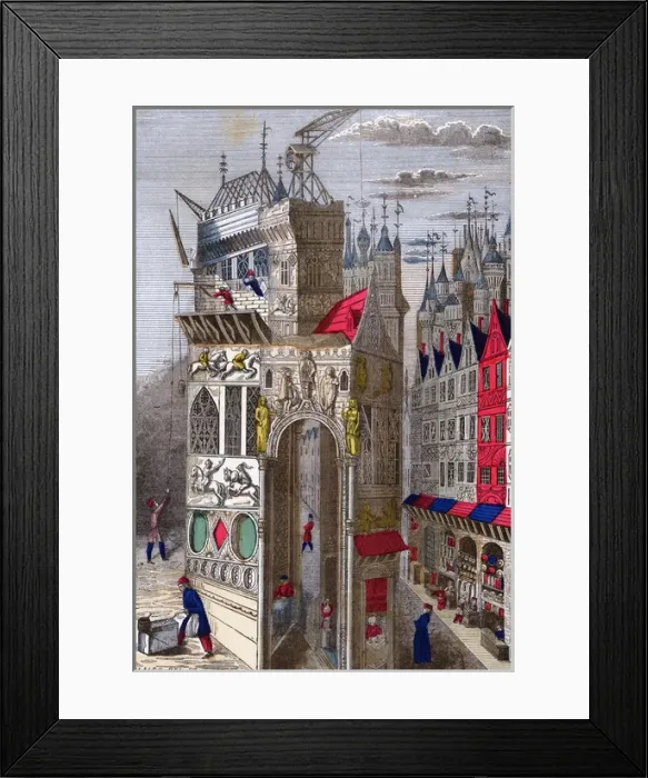 Framed Print : Palatial Paris House Framed Print : Palatial Paris House