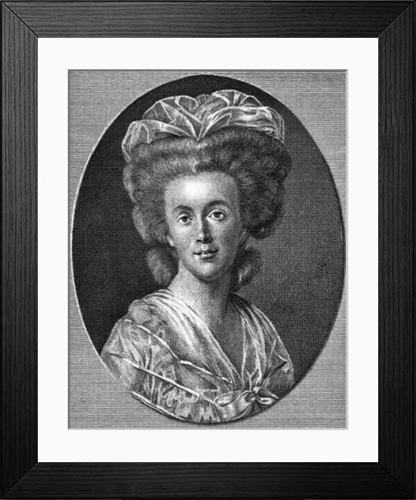Framed Print : Suzanne Curchod Necker Framed Print : Suzanne Curchod Necker
