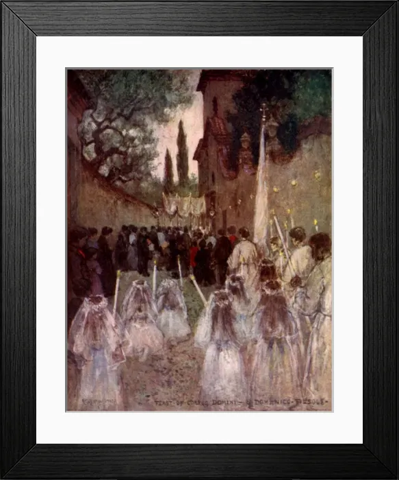 Framed Print : Corpus Christi Process Framed Print : Corpus Christi Process