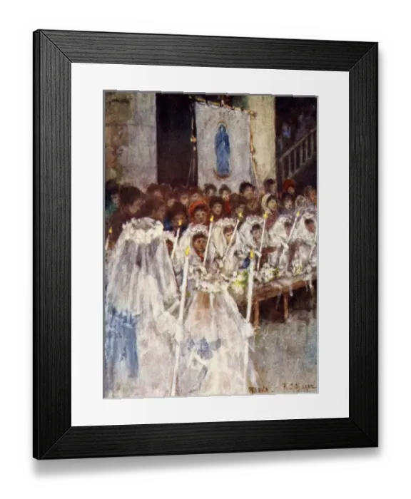 Framed Print : Children of Mary Framed Print : Children of Mary
