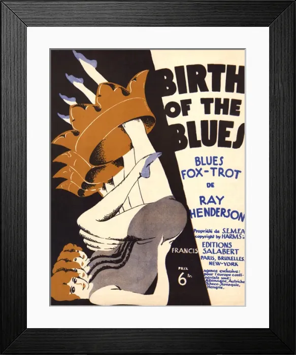 Framed Print : The Birth of the Blues Framed Print : The Birth of the Blues