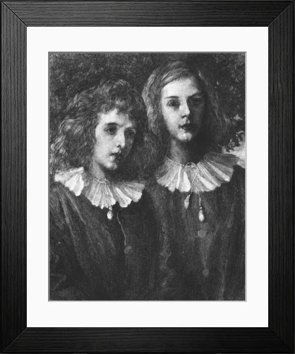 Framed Print : Tennyson Watts sons Framed Print : Tennyson Watts sons
