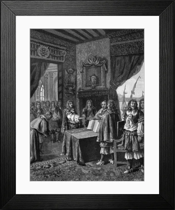 Framed Print : Treaty of the Pyrenees Framed Print : Treaty of the Pyrenees