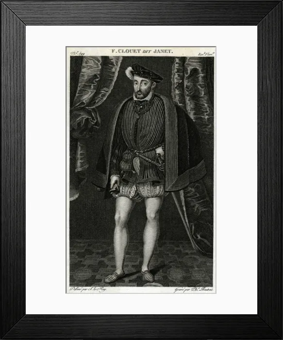 Framed Print : Henri II (Clouet) Framed Print : Henri II (Clouet)