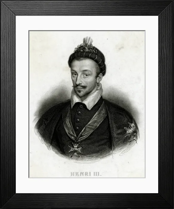Framed Print : Henri III (Anon) Framed Print : Henri III (Anon)