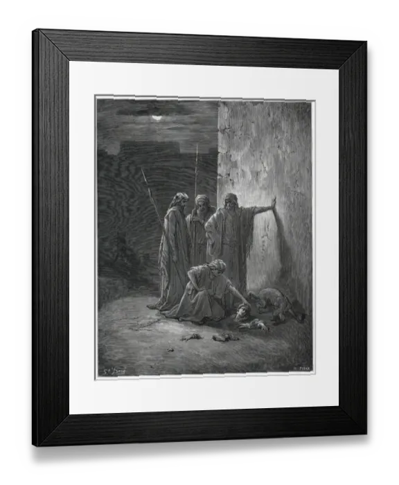Framed Print : Jezebel Body Murdered Framed Print : Jezebel Body Murdered