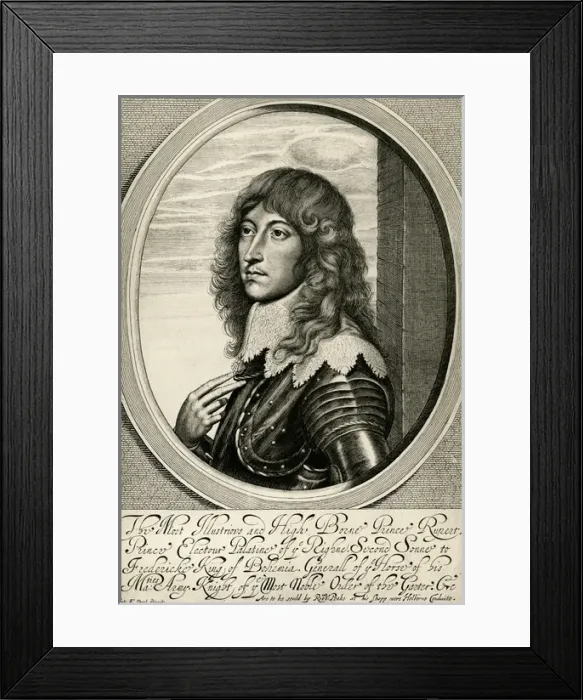 Framed Print : Rupert / Rhine / Van Dyck Framed Print : Rupert / Rhine / Van Dyck
