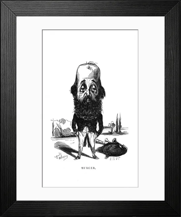 Framed Print : Henri Murger (Nadar) Framed Print : Henri Murger (Nadar)