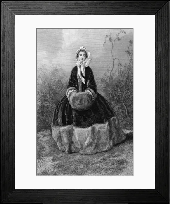 Framed Print : French Society Woman Framed Print : French Society Woman