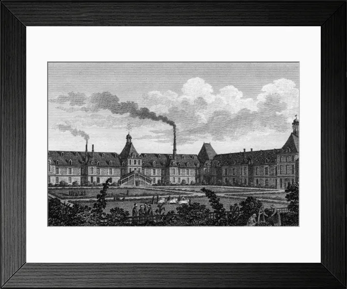 Framed Print : Hopital Saint-Louis