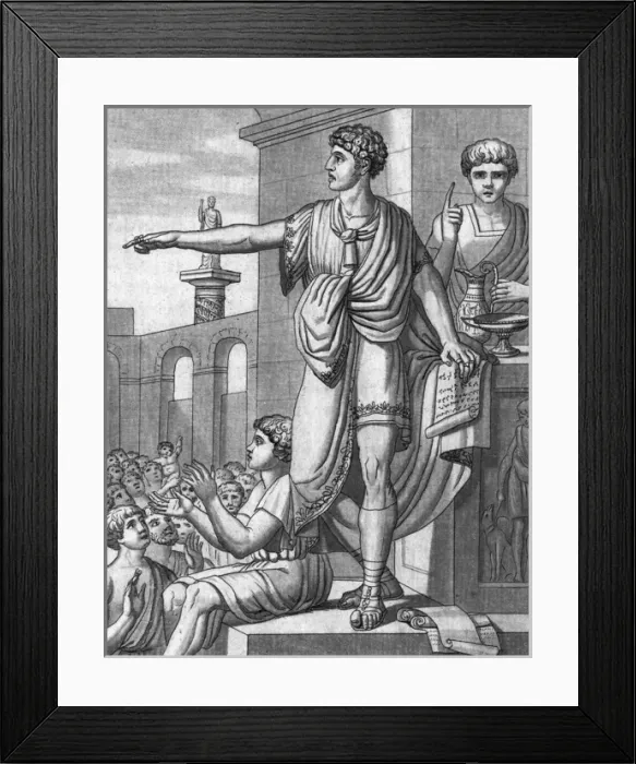 Framed Print : Roman Orator Framed Print : Roman Orator