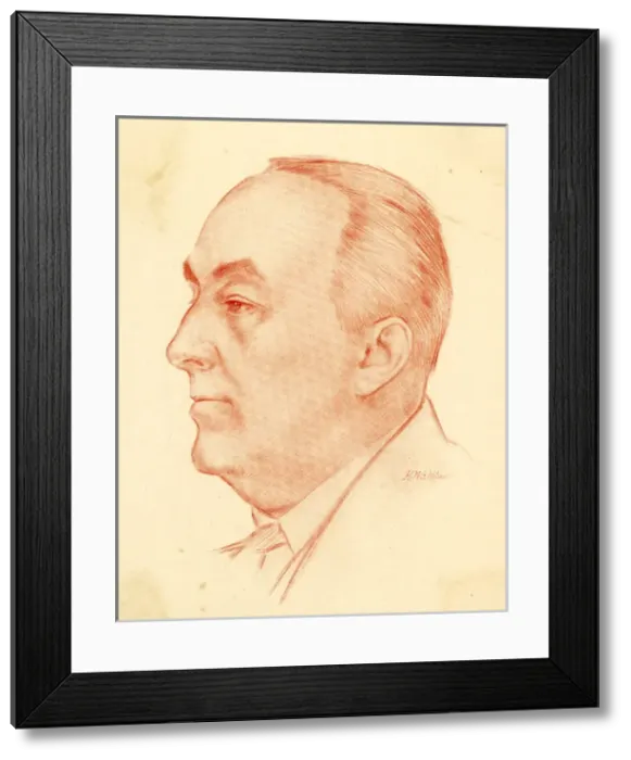 Framed Print : Edgar Wallace - HMG Wilson Framed Print : Edgar Wallace - HMG Wilson