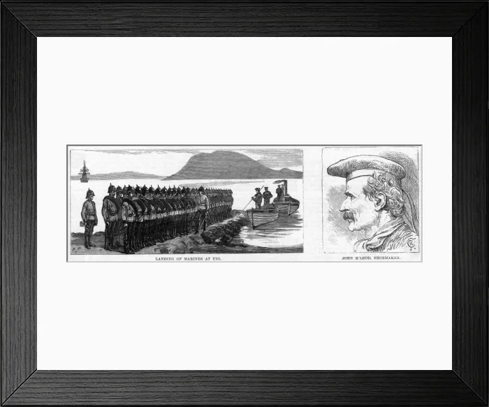 Framed Print : Crofters Agitation / Skye Framed Print : Crofters Agitation / Skye
