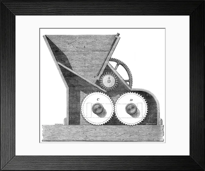 Framed Print : English Malt Crusher Framed Print : English Malt Crusher