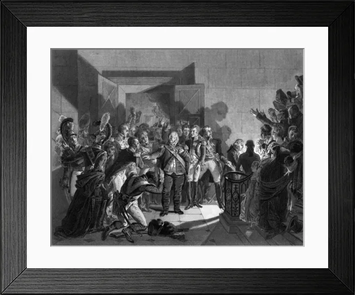 Framed Print : Louis XVIII in 1815 Framed Print : Louis XVIII in 1815