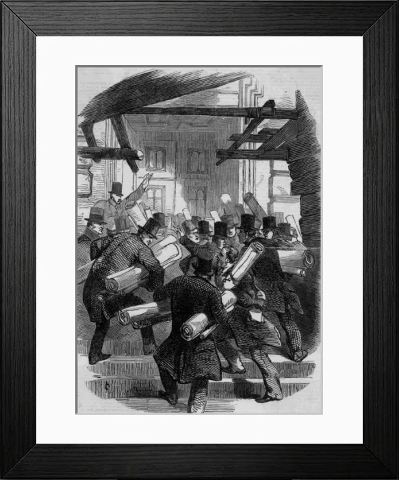 Framed Print : Mania / Depositing Plans Framed Print : Mania / Depositing Plans