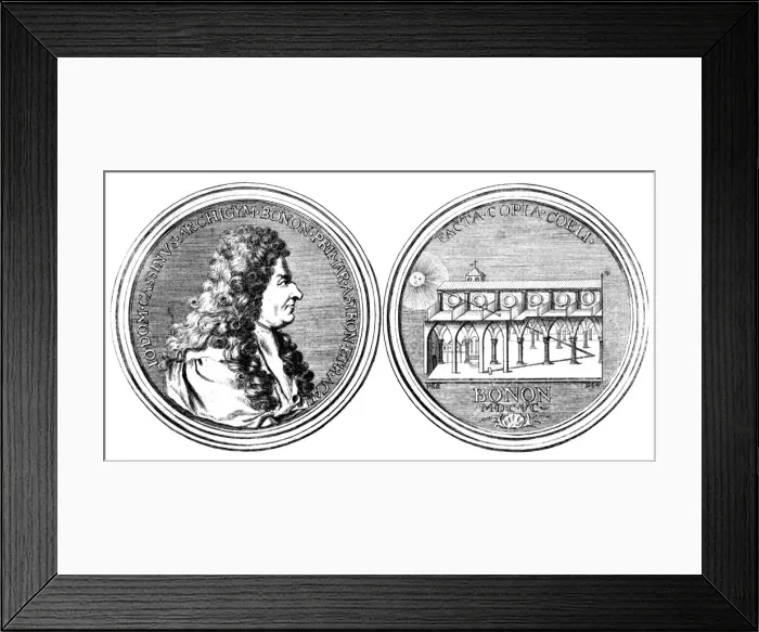 Framed Print : Giovanni Cassini Medal Framed Print : Giovanni Cassini Medal