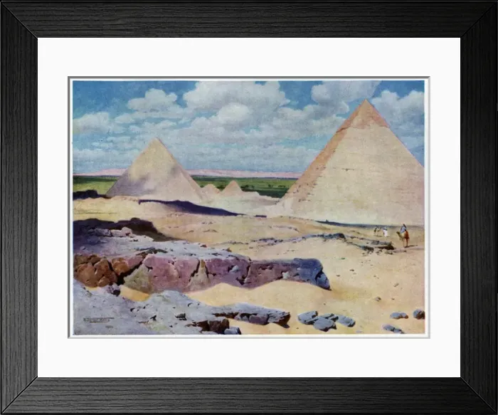 Framed Print : Egypt / Pyramids (Kelly) Framed Print : Egypt / Pyramids (Kelly)