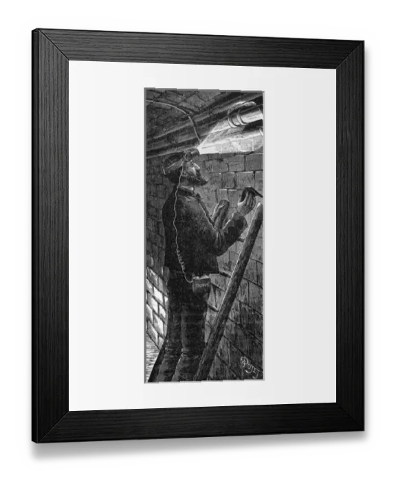 Framed Print : Electric Trouve Lamp Framed Print : Electric Trouve Lamp