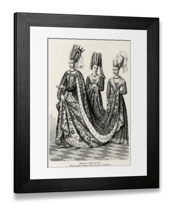 Framed Print : Isabeau De Baviere Framed Print : Isabeau De Baviere