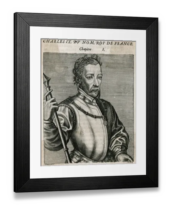 Framed Print : Charles IX (Thevet) Framed Print : Charles IX (Thevet)