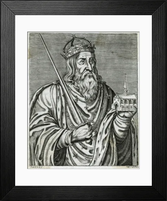 Framed Print : Clovis I (Thevet) Framed Print : Clovis I (Thevet)