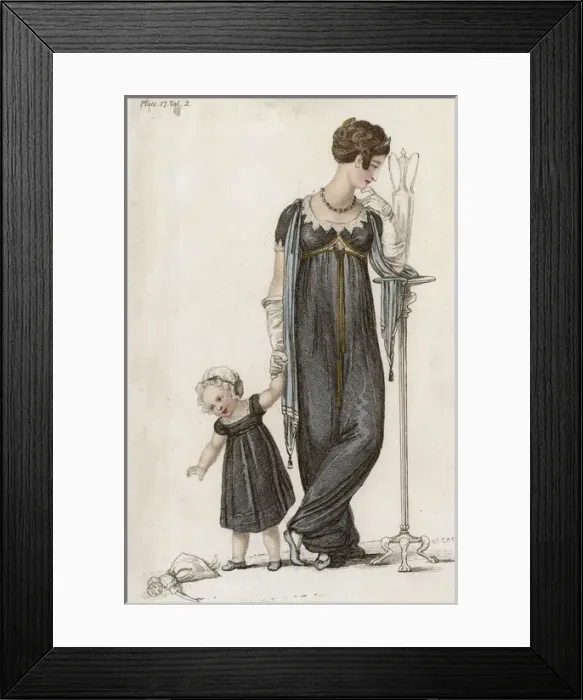 Framed Print : Mother and Child 1809 Framed Print : Mother and Child 1809