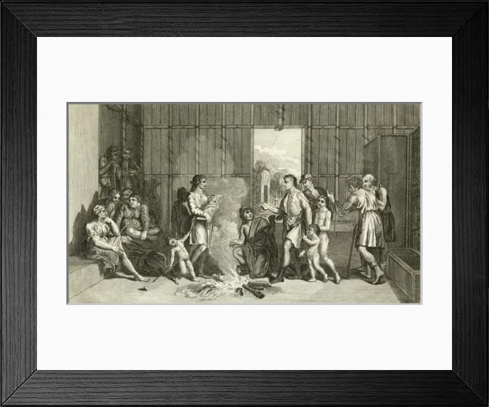 Framed Print : Native Canadians Separat Framed Print : Native Canadians Separat