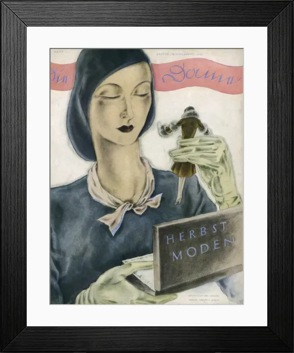 Framed Print : Female Type / Doll 1929 Framed Print : Female Type / Doll 1929