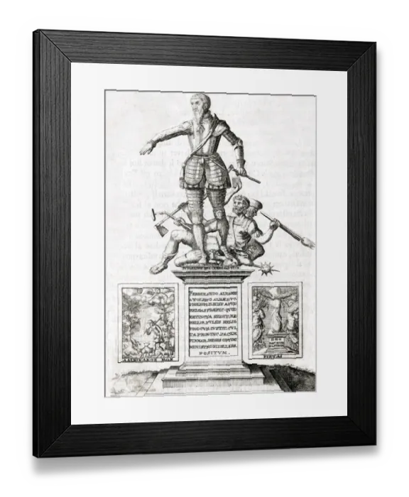 Framed Print : Duc of Alba, Statue Framed Print : Duc of Alba, Statue