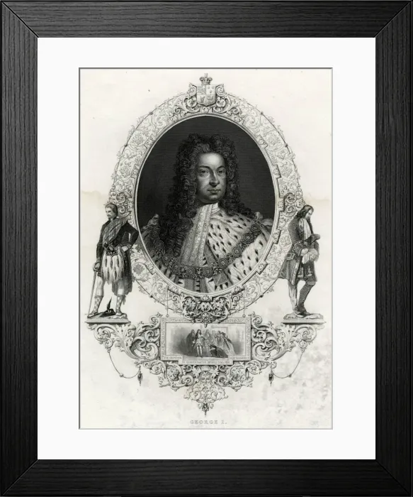 Framed Print : George I / Anon Eng Framed Print : George I / Anon Eng