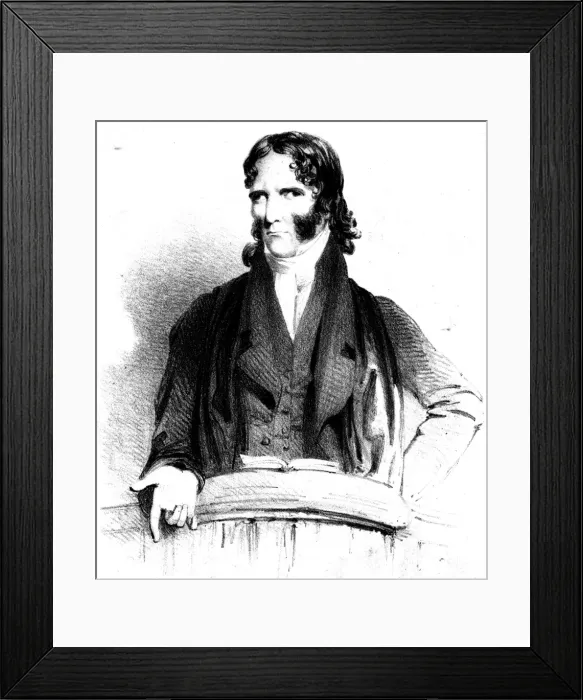 Framed Print : EDWARD IRVING / 1792-1834 Framed Print : EDWARD IRVING / 1792-1834