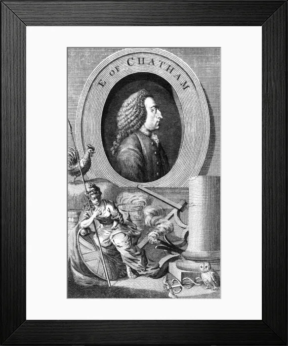 Framed Print : Pitt the Elder / Anon Framed Print : Pitt the Elder / Anon