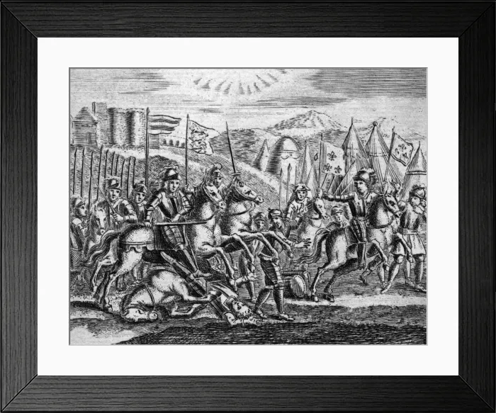 Framed Print : War / 100 Years War / Crecy Framed Print : War / 100 Years War / Crecy