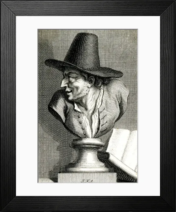 Framed Print : Paul Scarron (In Hat) Framed Print : Paul Scarron (In Hat)