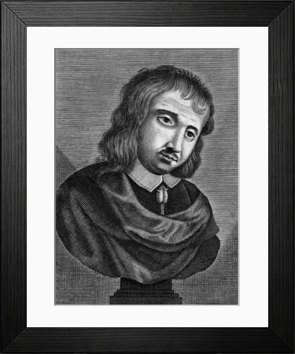 Framed Print : Paul Scarron (Bust) Framed Print : Paul Scarron (Bust)