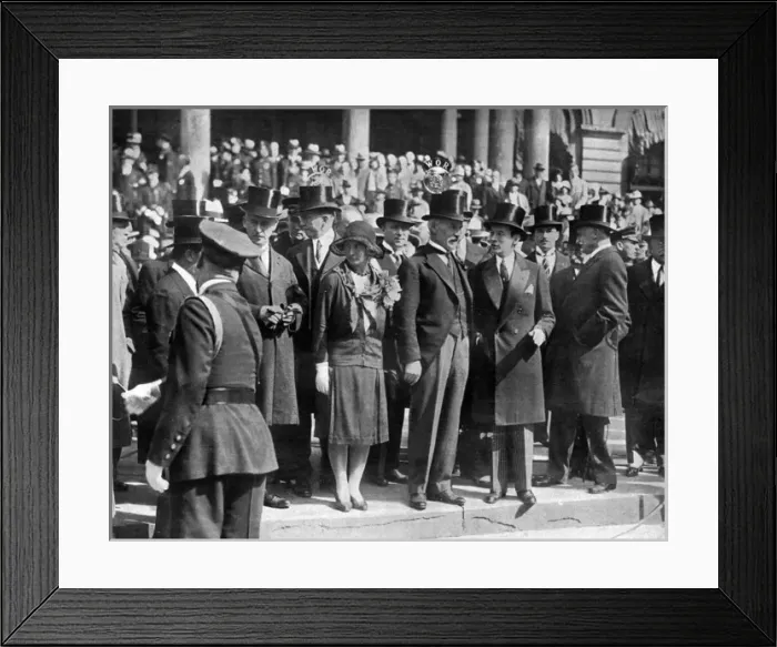 Framed Print : Ramsay MacDonald visit to New York Framed Print : Ramsay MacDonald visit to New York