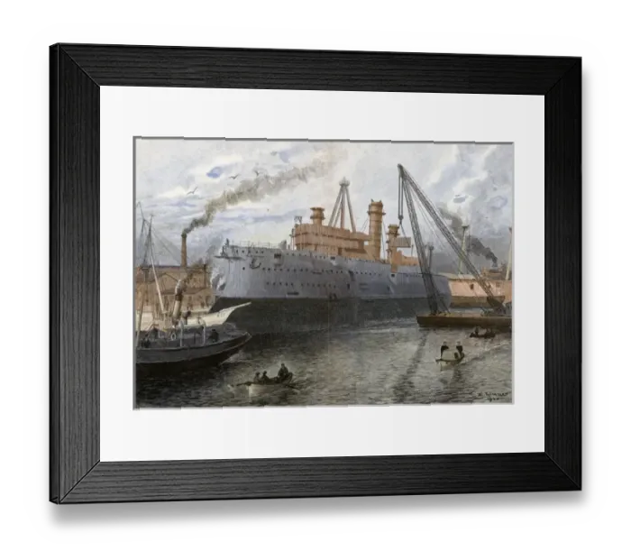 Framed Print : bismarck Construction Framed Print : bismarck Construction