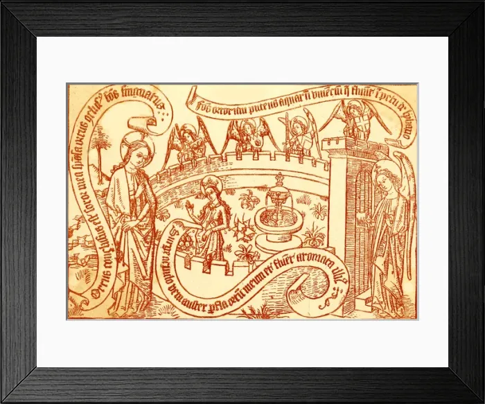 Framed Print : Wurzburg Missal, 1470 - 1 Framed Print : Wurzburg Missal, 1470 - 1