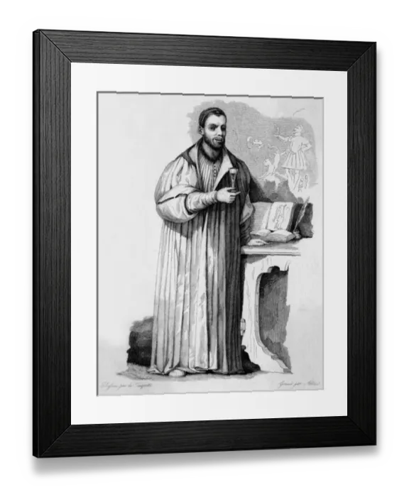 Framed Print : Rabelais (Triqueti) Framed Print : Rabelais (Triqueti)
