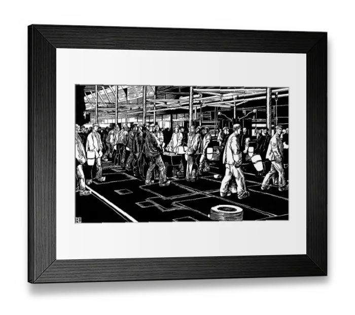 Framed Print : Krupp: Smelting Plant Framed Print : Krupp: Smelting Plant