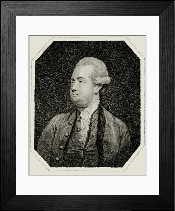 Framed Print : Edward Gibbon / Ridley Framed Print : Edward Gibbon / Ridley