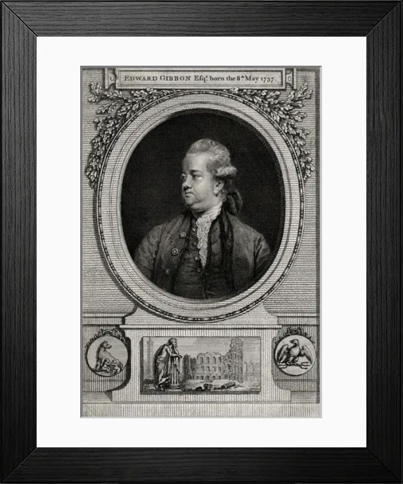 Framed Print : Edward Gibbon  /  Colosseum