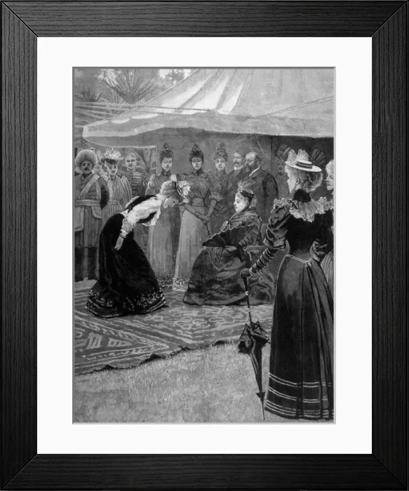 Framed Print : Royal Garden Party Framed Print : Royal Garden Party