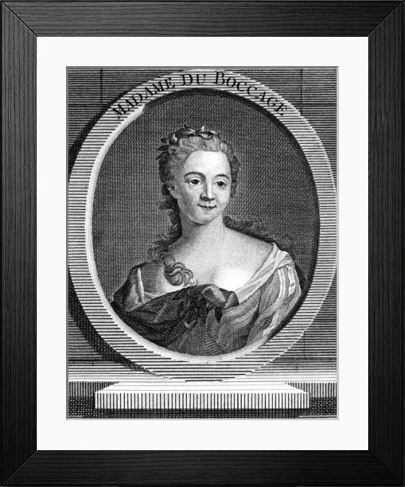 Framed Print : Marie Anne Du Boccage Framed Print : Marie Anne Du Boccage