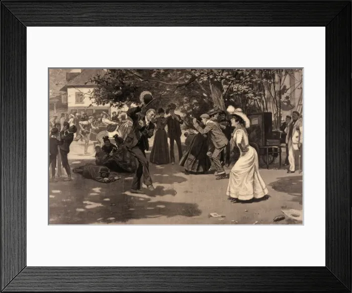 Framed Print : Bank Holiday Hamsptead Framed Print : Bank Holiday Hamsptead