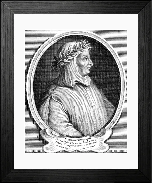 Framed Print : Petrarch (Anon) Framed Print : Petrarch (Anon)