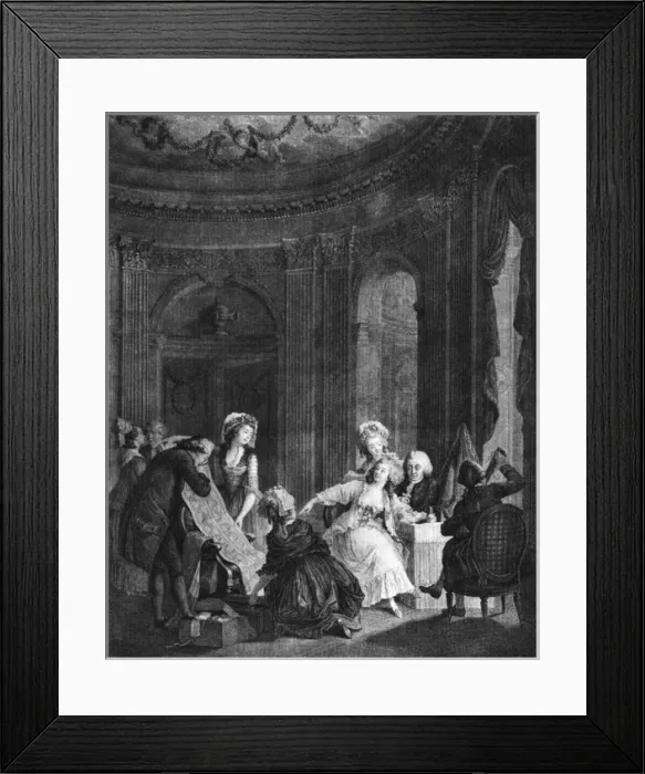Framed Print : Aristocratic Frenchwoman Framed Print : Aristocratic Frenchwoman