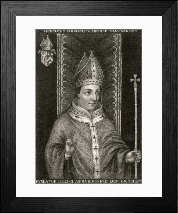 Framed Print : Henry Chicheley Framed Print : Henry Chicheley