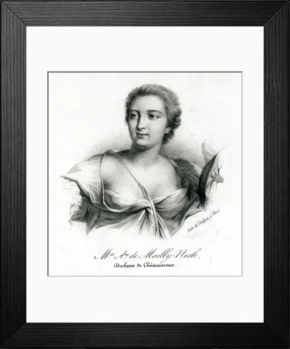 Framed Print : Anne Duchesse Chateaurou Framed Print : Anne Duchesse Chateaurou